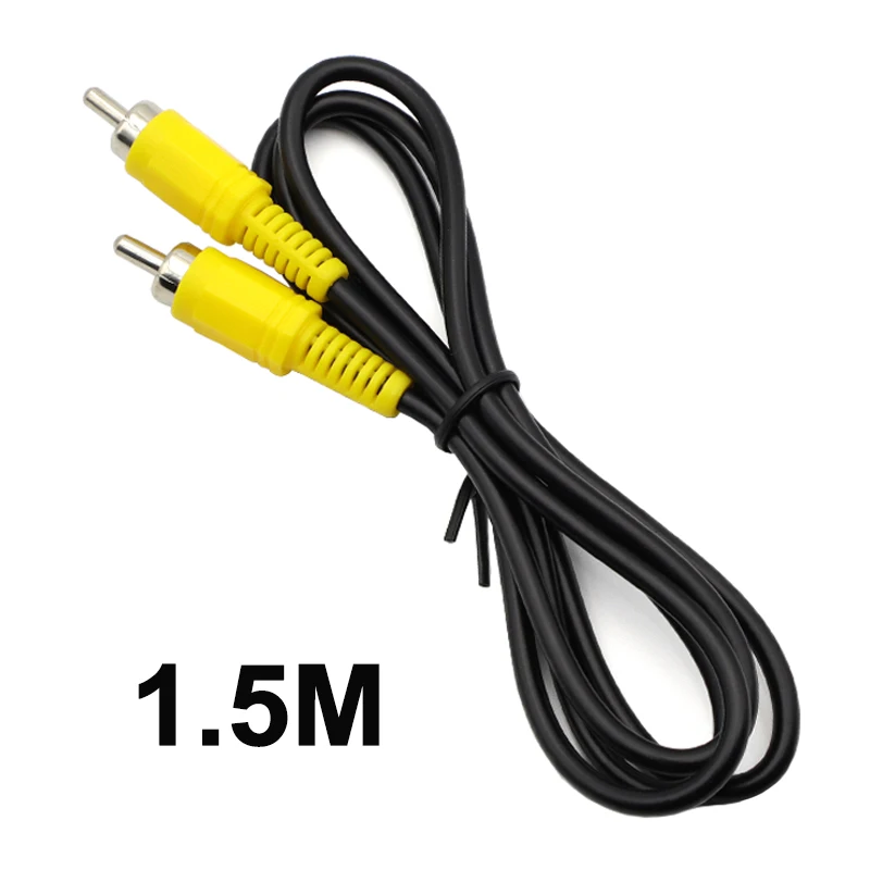 1.5m RCA Cable RCA Male to RCA Male Audio Cable Extension wire Cord M/M RCA Plug Connector Coaxial Speaker Video AV Cable New