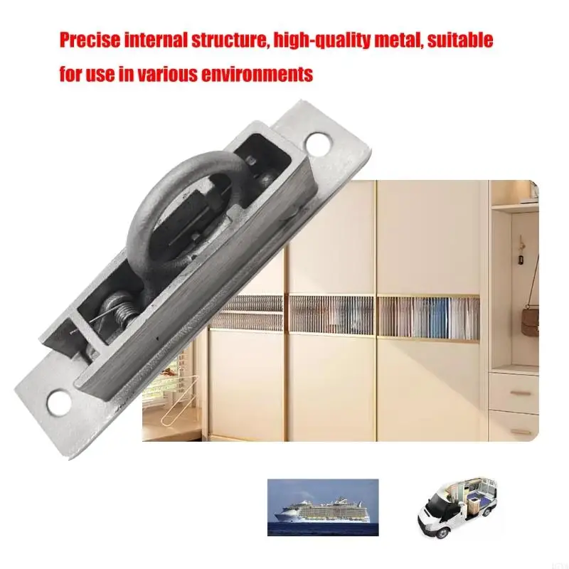 

Pocket Door Pull Cabinet Lock For Marine Use Featuring Keyless Operation And Auto Flush Retracting Mechanism D7YA