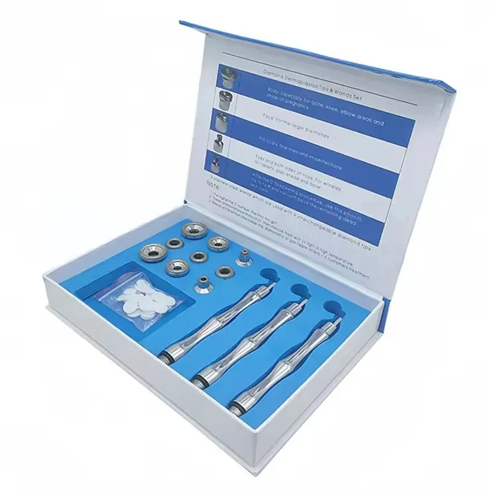 الماس اللوازم الطبية استبدال تلميح التقشير رئيس لجهاز تجميل الوجه الجلد منعش أداة العناية مجموعة الملحقات #3