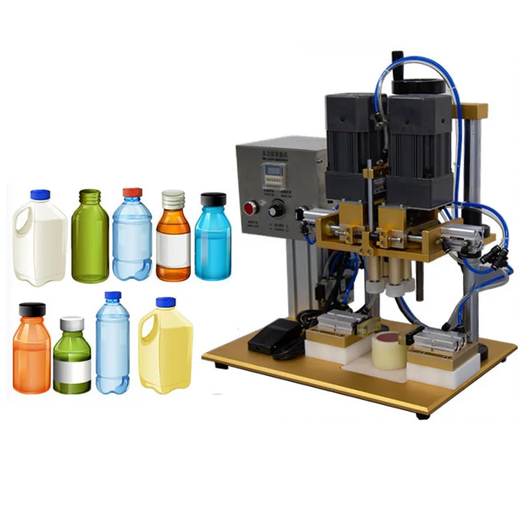 

Semi Automatic Table Top Small Dropper Bottle Tightening Capping Capper Machine For Essential Oil Eye Drop