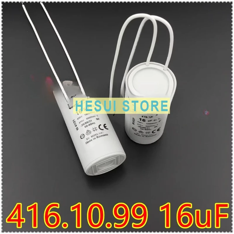 416.10.99 16uF 425-475VAC motor start-up capacitor