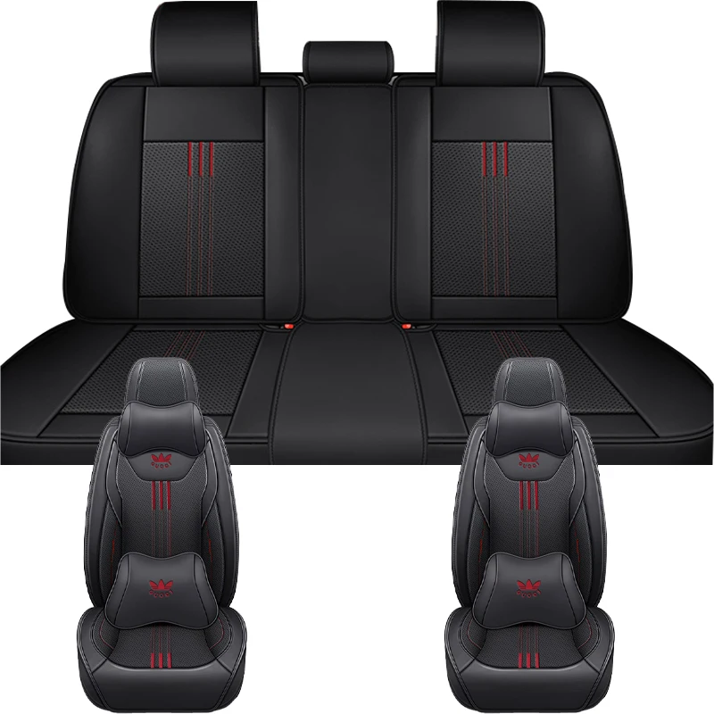 For Porsche Macan Panamera Cayenne 5 seat Sedan SUV Interior Accessories Anti-Slip Universal Car Seat Covers Full Set 5 Seats