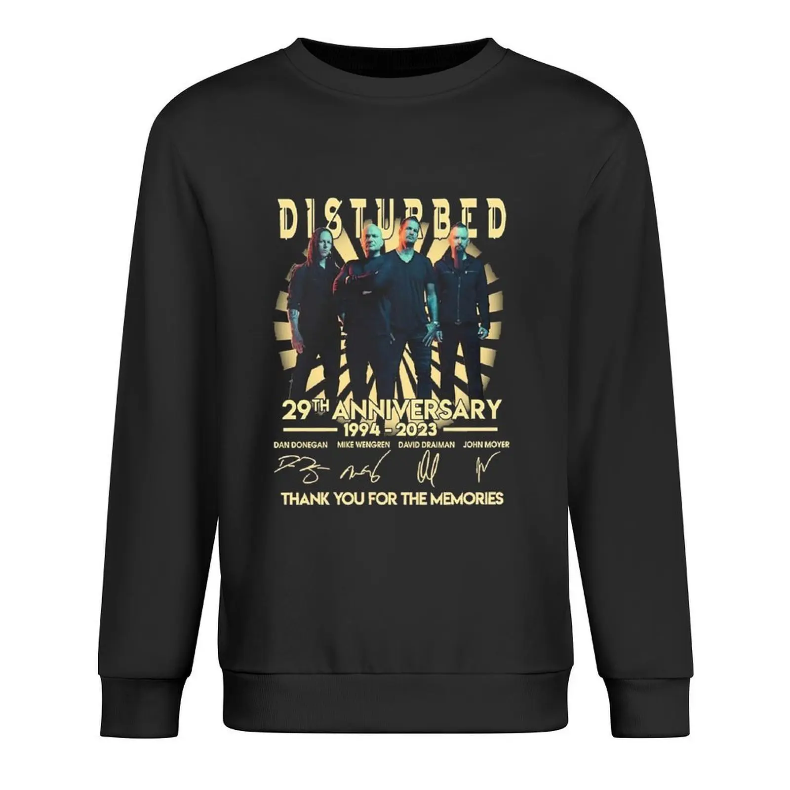 

Disturbed Band 29th Anniversary 1994-2023 Thank You For The Memories Pullover fashion men pullover