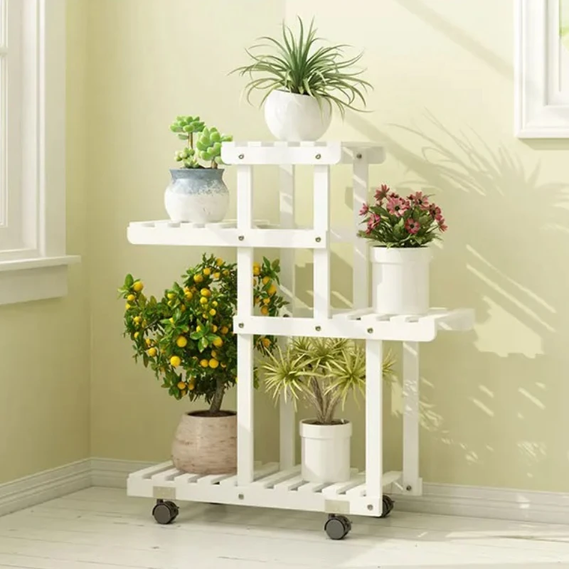 

Minimalista Aesthetics Decoration Simple Accessories Designer Plant Shelves Flower Rack Balcony Modern Living Room Furniture