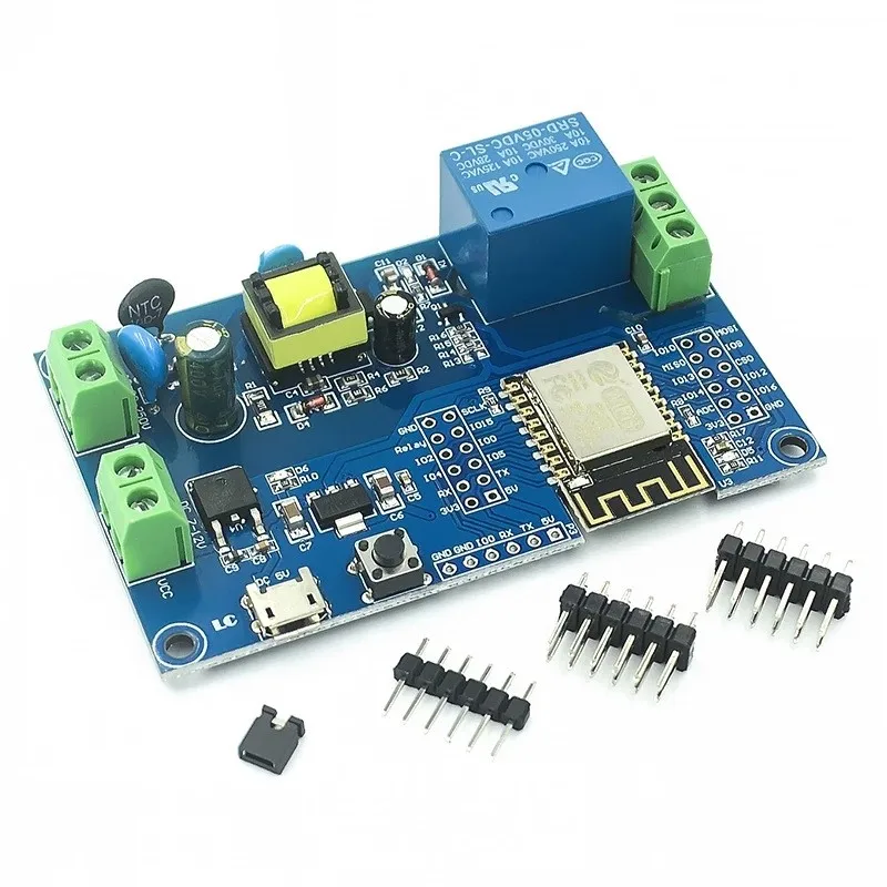 ESP8266 WIFI Wireless Relay Module ESP-12F AC 220V DC 5V 12V Power Supply ESP 12F Development Board Remote Control Smart Home