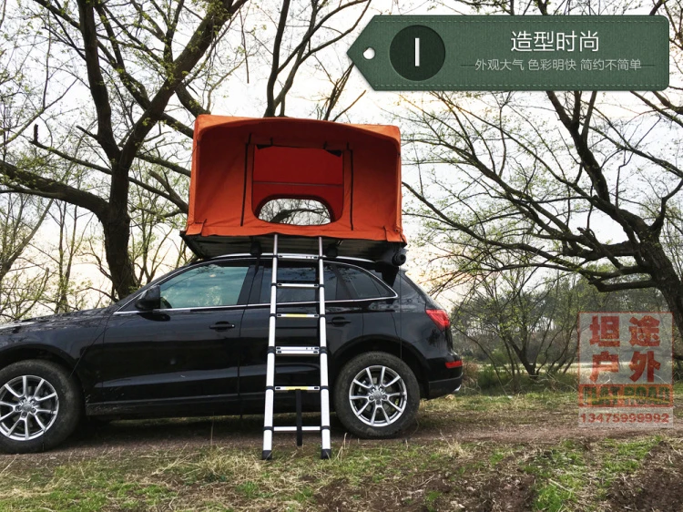 Roof tent, hydraulic quick opening car tent, car travel bed, off-road vehicle tent, car tent, outdoor camping