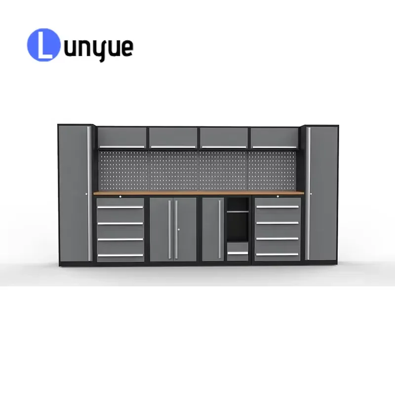 Heavy Duty Auto Repair Workbench Multi Functional Tool Cabinet Modular Garage Workstation Customizable Storage Solution