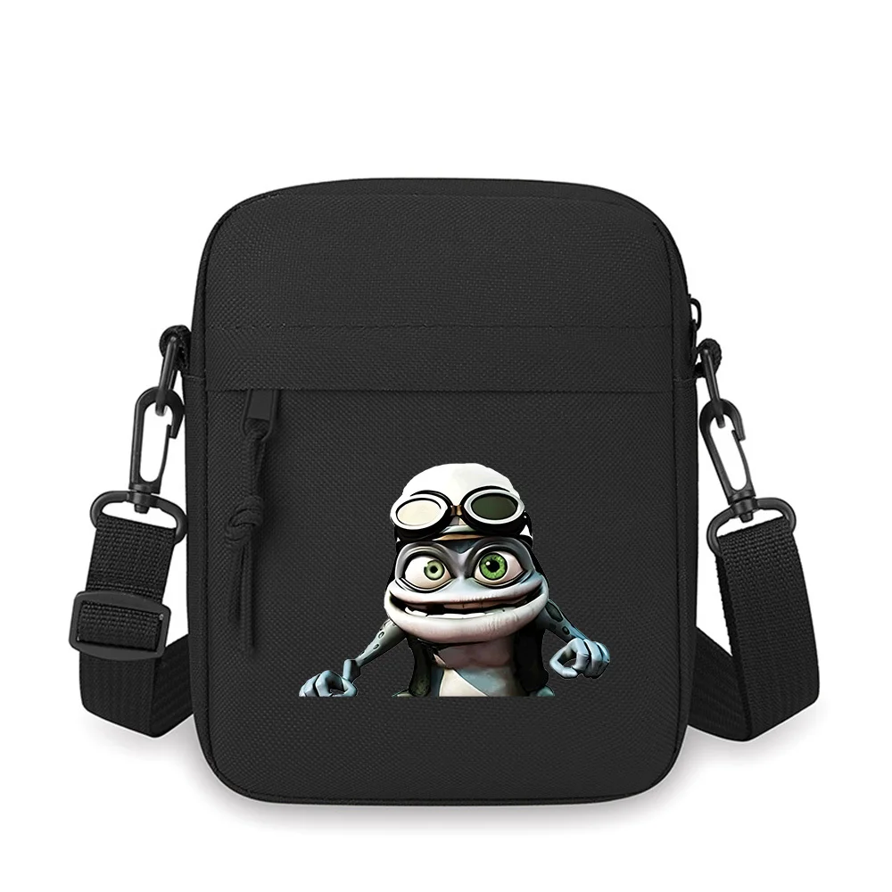 

Crazy Frog,goggles,smile,happy face Men Crossbody Bag Single Shoulder Women Cartoon Anime Film Printing Design Unisex