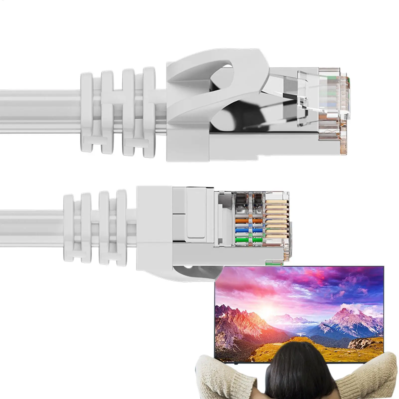 300cm Cat6 Ethernet Cable Gigabit High Speed 1000Mbps Internet Cable RJ45 Network LAN Patch Cord for Router Laptop PC