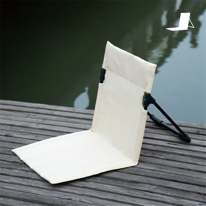 

Складное кресло для кемпинга со спинкой, для улицы, сада, пляжа, ленивый диван, стул для пикника, складное сиденье, портативное, для парка, с подушкой для отдыха