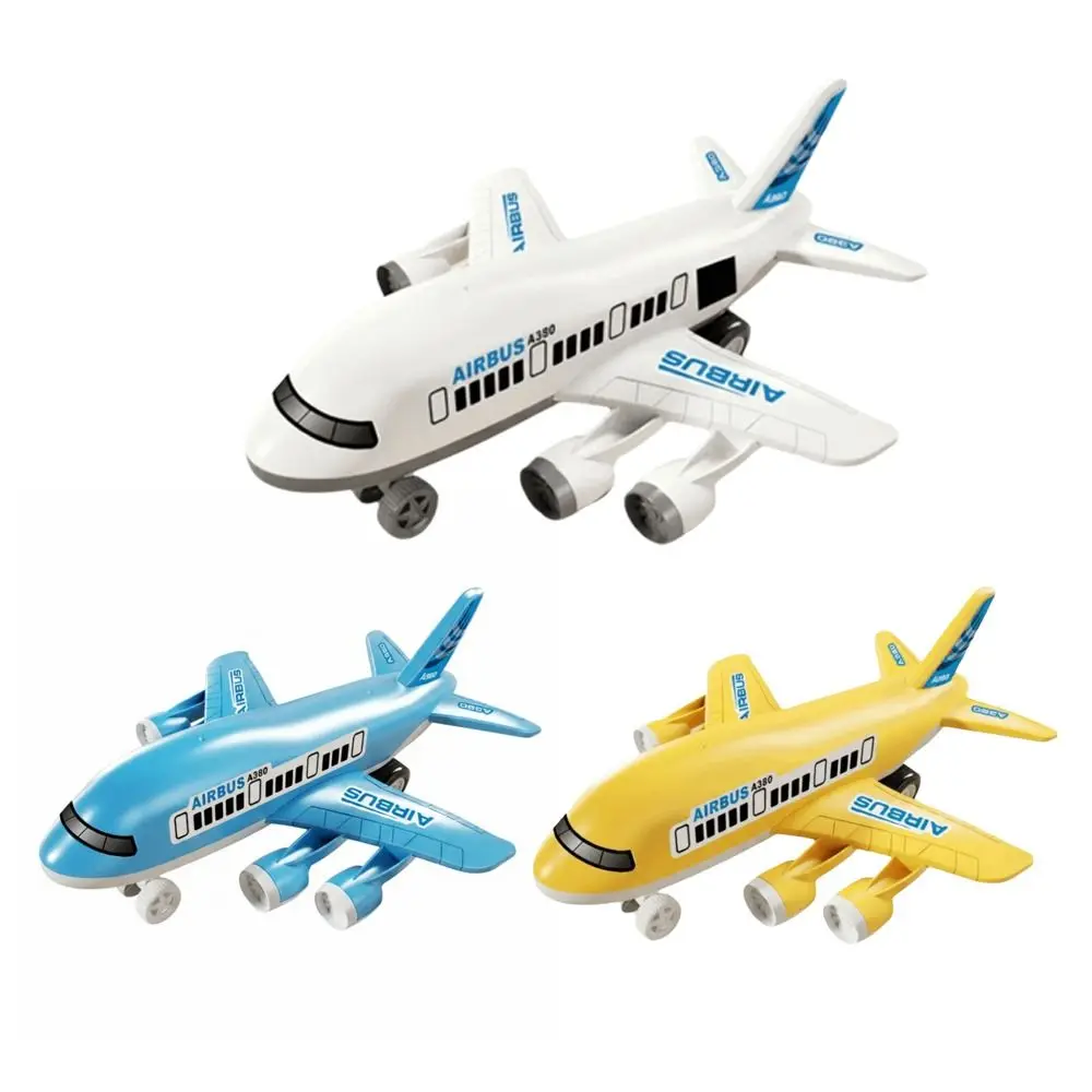 Drop-resistant Large Size Inertia Airplane Model Plastic Inertia Function Large Airplane Toy Passenger Plane Toy Children Toy