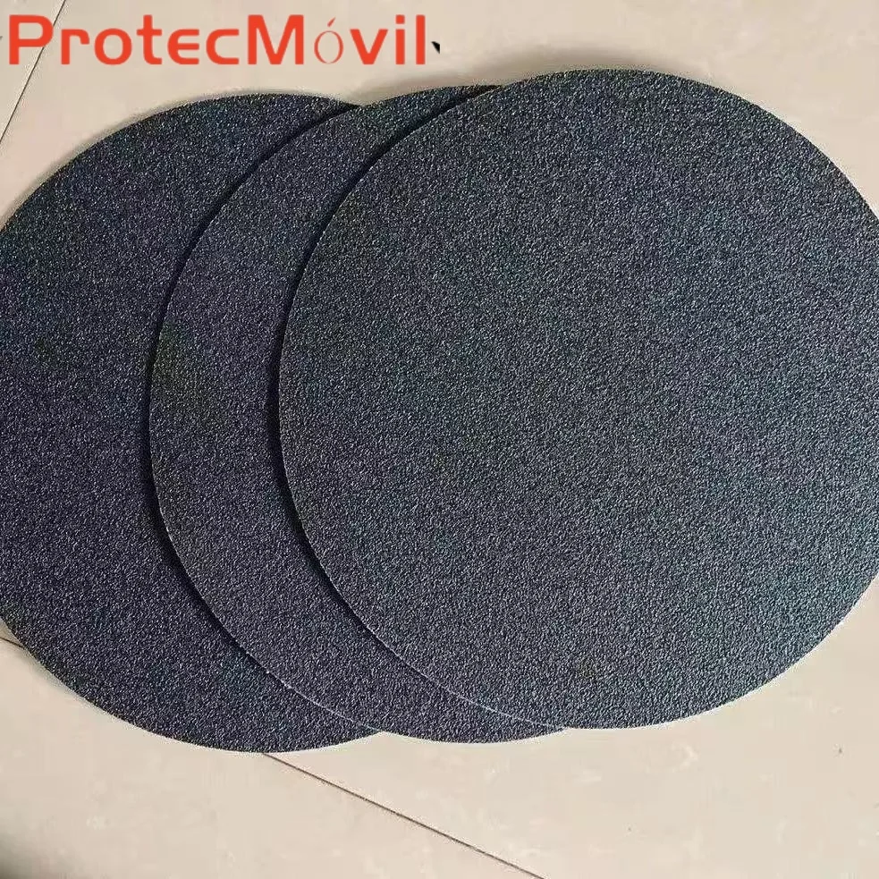 Papel de lija redondo de 38 cm para construcción de pisos de PVC - Papel de lija de grano 24/40/60 para moler y alisar autonivelantes