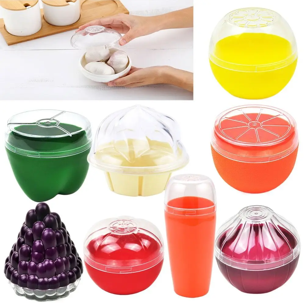 Gadget Fresher Boxes Food Sealed Storage Box Tomato Storage Container Garlic Onion Saver Box Avocado  Lemon Orange Keeper