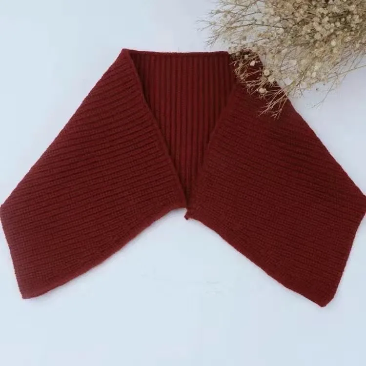gola-falsa-de-trico-canelada-vinho-tinto-gola-decorativa-de-camisa-resistente-a-sujeira-gola-de-lenco-de-la-estilo-coreano