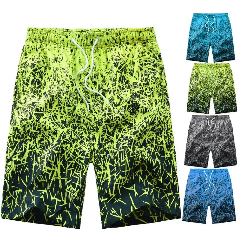 Men Swimming Trunk Loose Colorful Quick Dry Casual Men Swimwear for Swimming