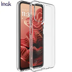 For Moto G35 5G Case IMAK UX-5 Series Clear Elastic Soft Cover for Moto G55 G85 S50 Neo 5G