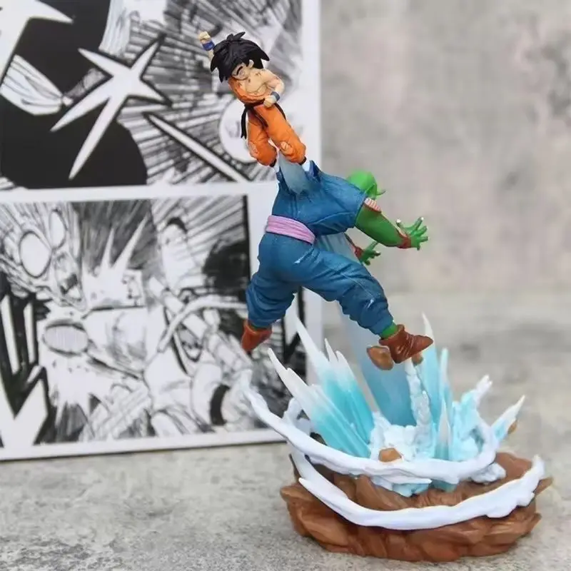 

Anime Dragon Ball Son Goku Vs Piccolo Figure 21cm/8.27inch Pvc Piccolo Action Figures Gk Statue Collection Model Toys For Gifts