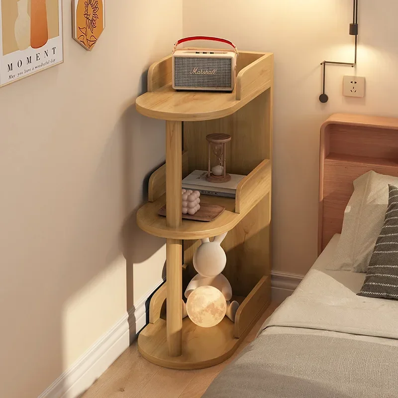 Exquisite Multi-functional Bedside table Small storage cabinet Bedroom bedside very narrow crevice Small cabinet