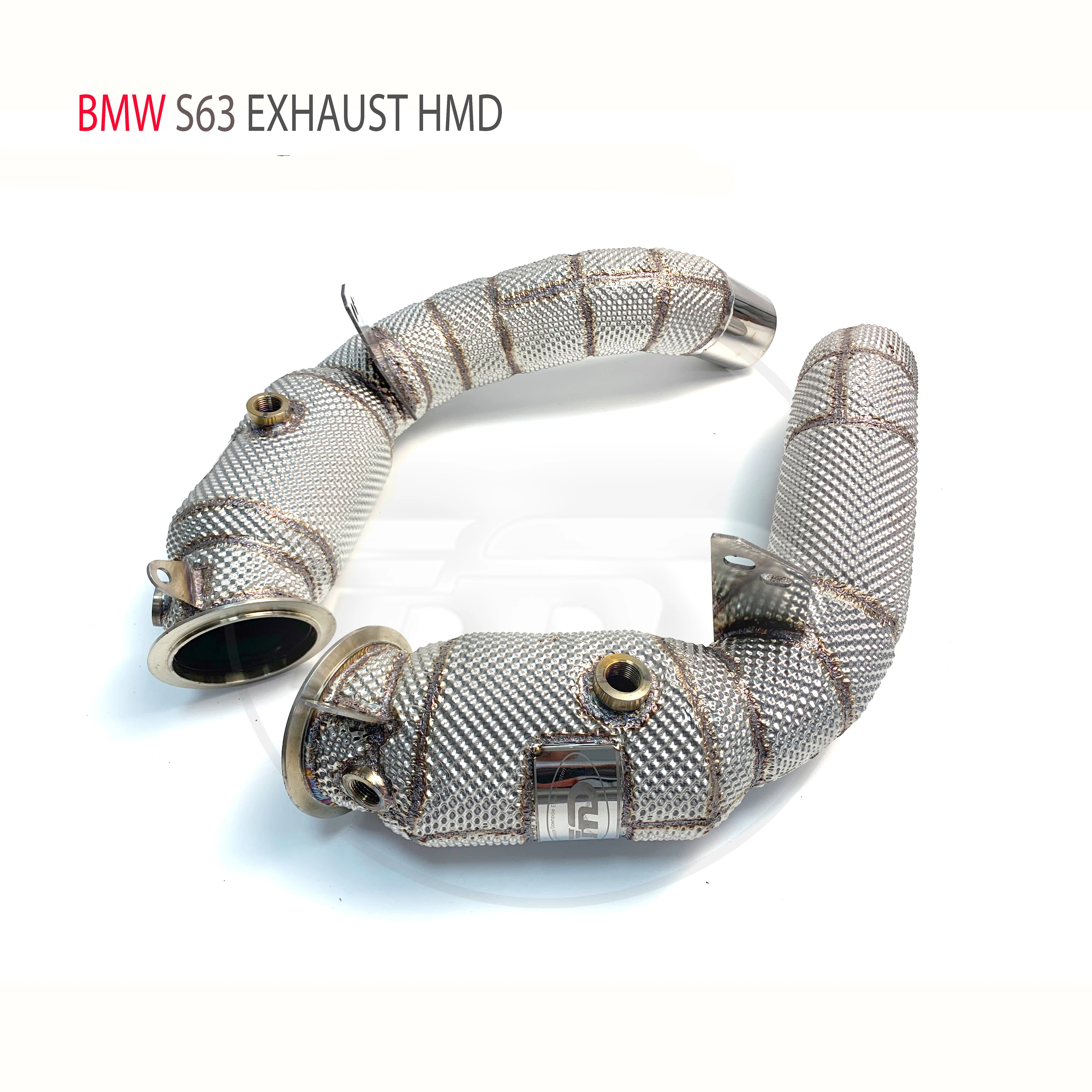 

HMD Exhaust System High Flow Performance Downpipe for BMW M8 S63 Engine 4.4T Car Accessories With Cat Pipe