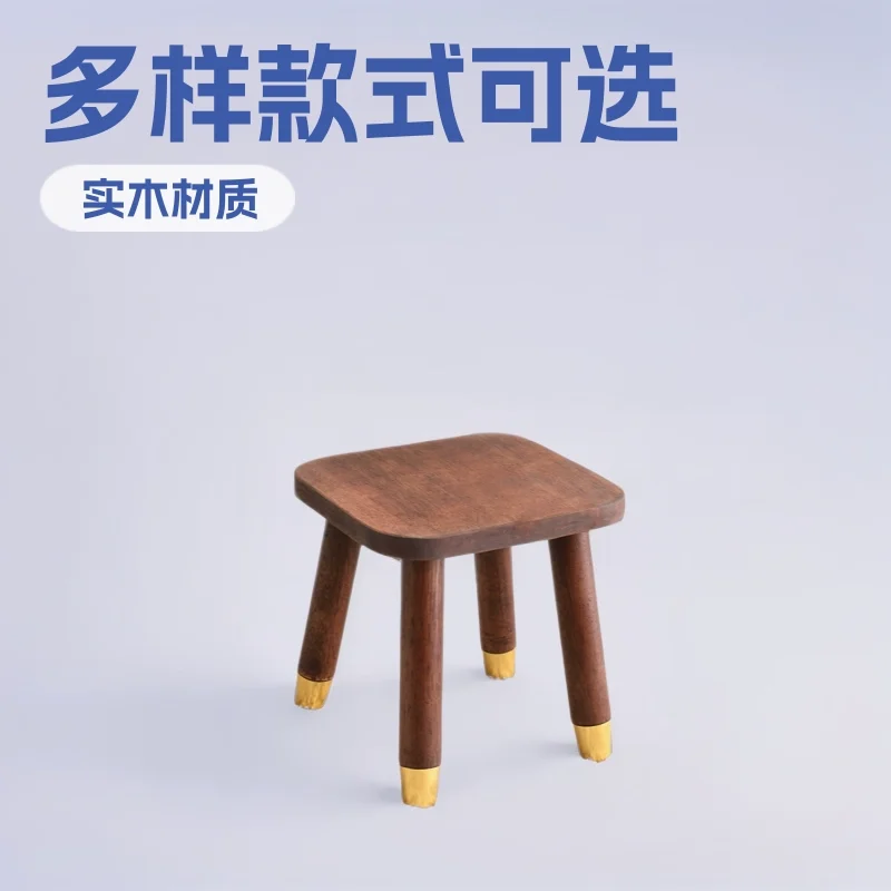 Sgabello in Legno Massello Impilabile, Sedia da Pranzo, Tavolo e Sedie, Piccolo Sgabello, Tavolo da Pranzo, Seduta per Soggiorno, Panca