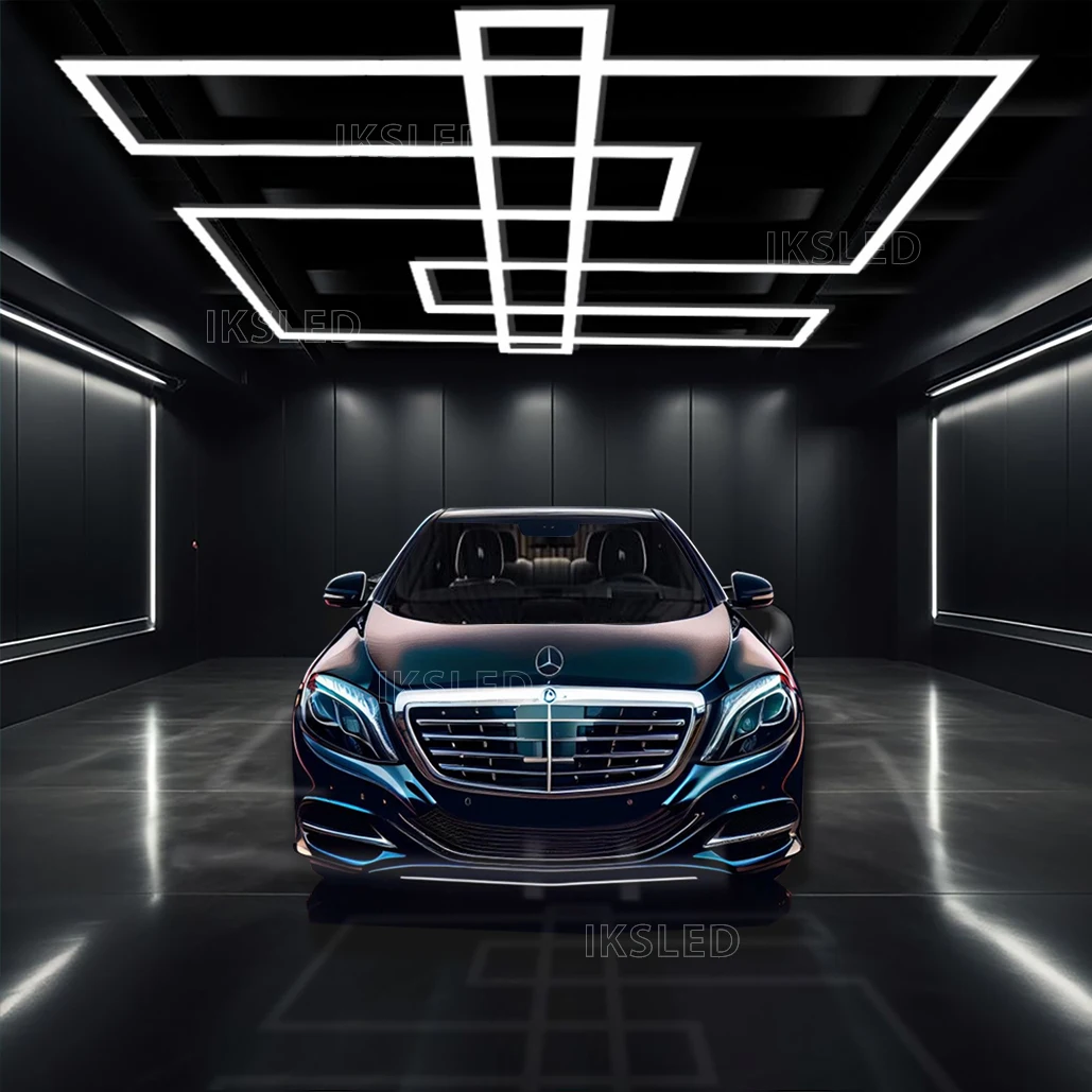 مصباح LED على شكل قرص العسل السداسي 6500K مناسب لمتجر إصلاح المرآب وصالة الألعاب الرياضية وصالون الحلاقة والسوبر ماركت. #1