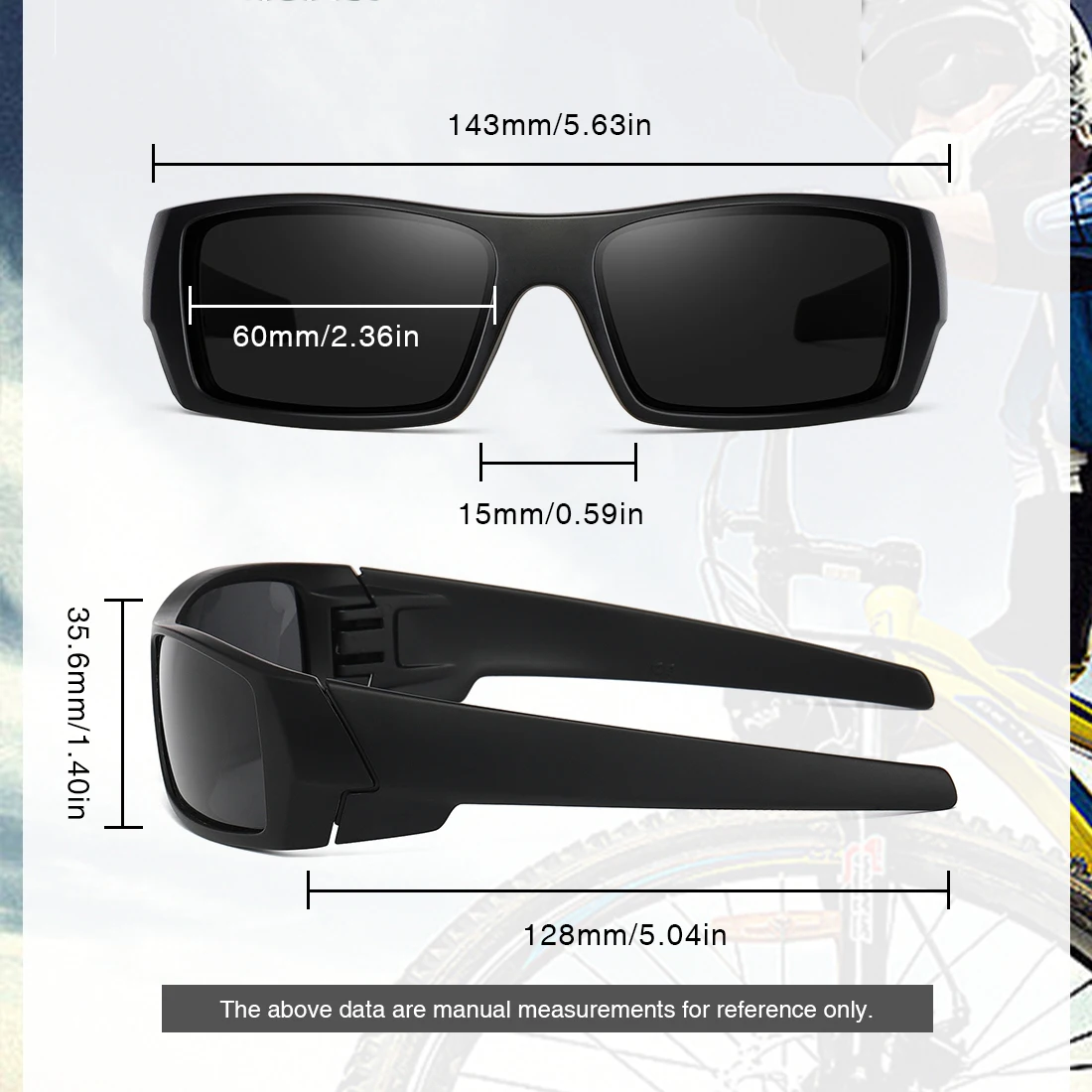 AEVOGUE Y2K Sunglasses For Men Polarized Sunglasses Fashion Sport Eyewear Women Retro Sunglasses Frame Glasses Men AE1323