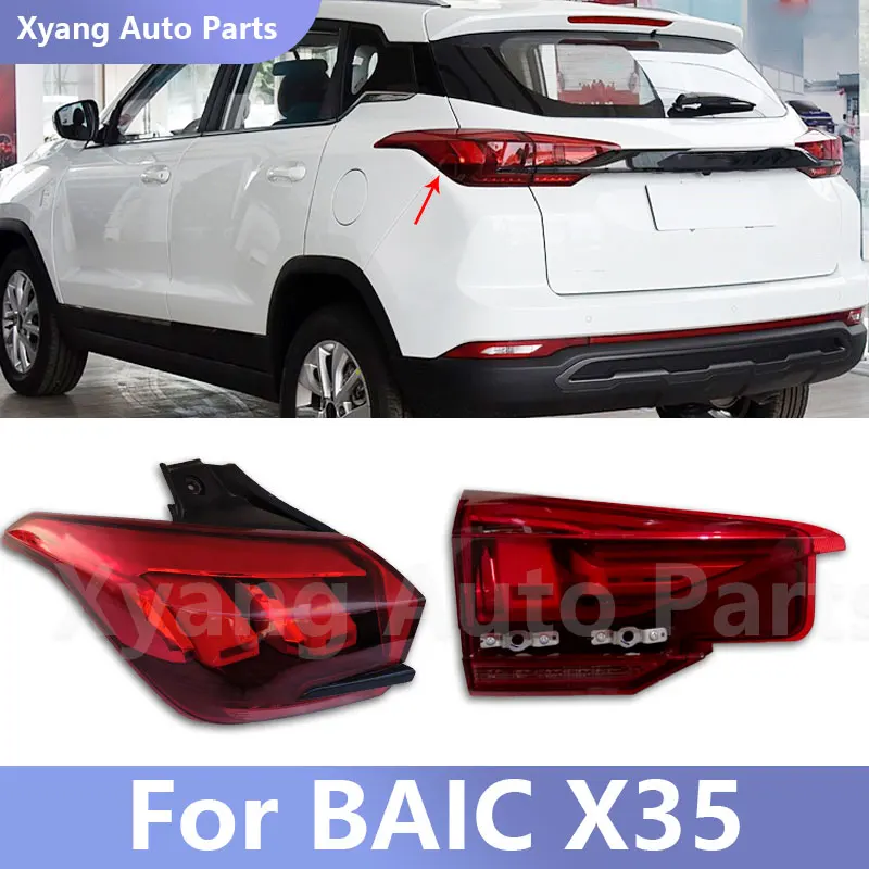 

Rear Bumper Taillight For BAIC X35 Rear Black Trim Rear Brake Light A00112327 A00112328 A00112329 A00112330