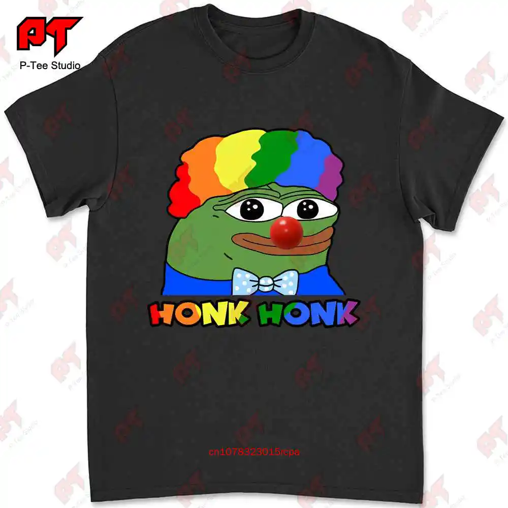 Клоун Пепе Honk Honkler мем футболка 6GNY