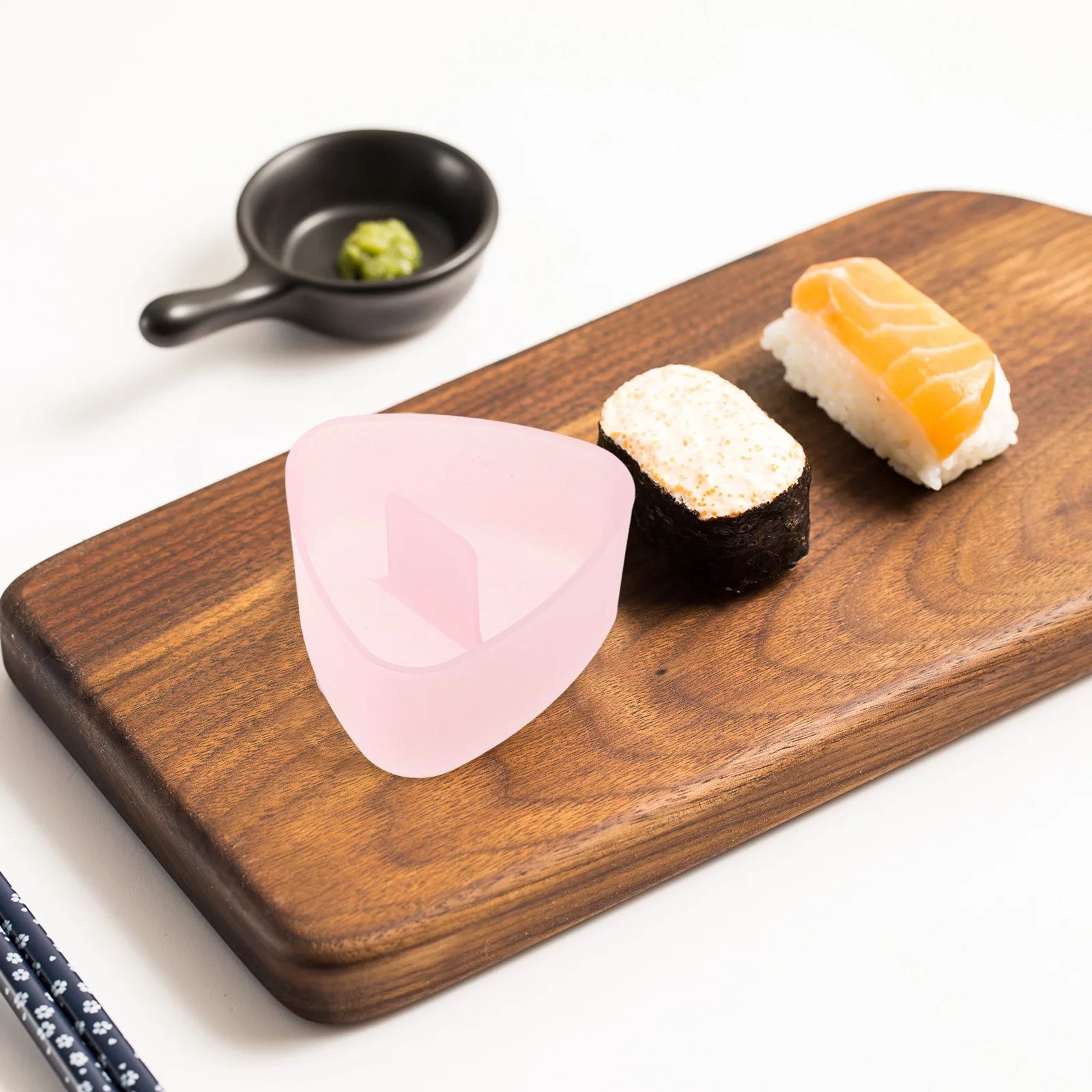 

2pcs Triangle Sushi Mold Japanese Onigiri Making Kit Nonstick Rice Ball Maker Reusable Kitchen Gadget Diy Rice Shaper Tool