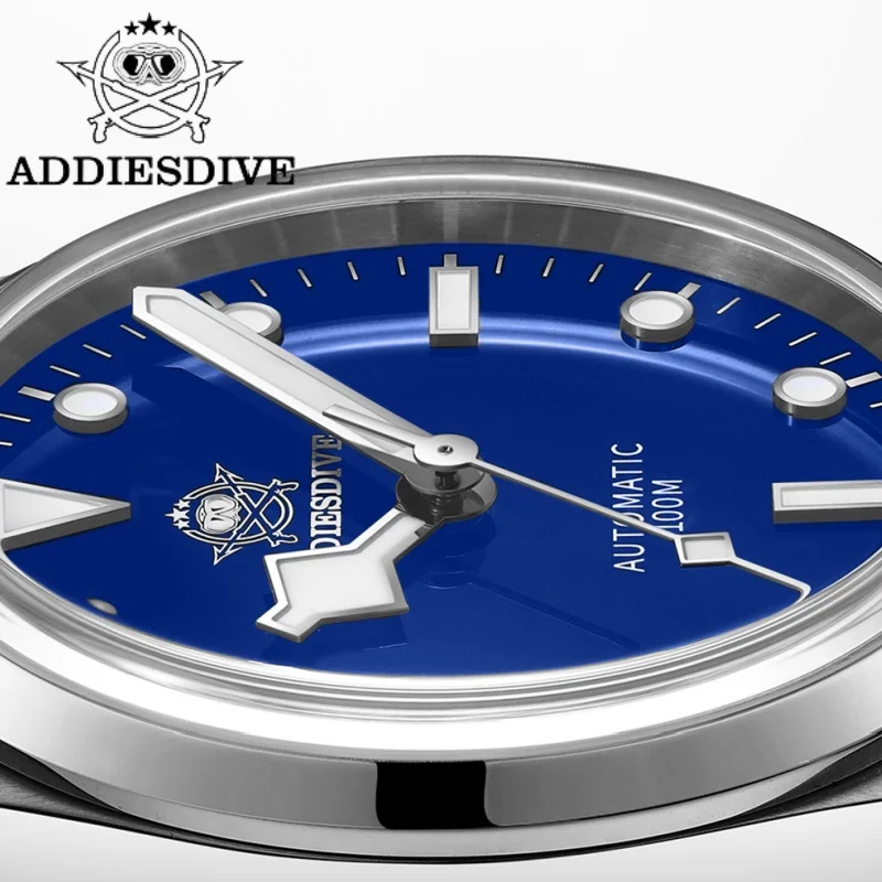 

ADDIESDIVE AD2113 Automatic Mechanical Watch Reloj Hombre Sapphire Glass BGW9 Super Luminous 10Bar NH35A Men Dress Watches