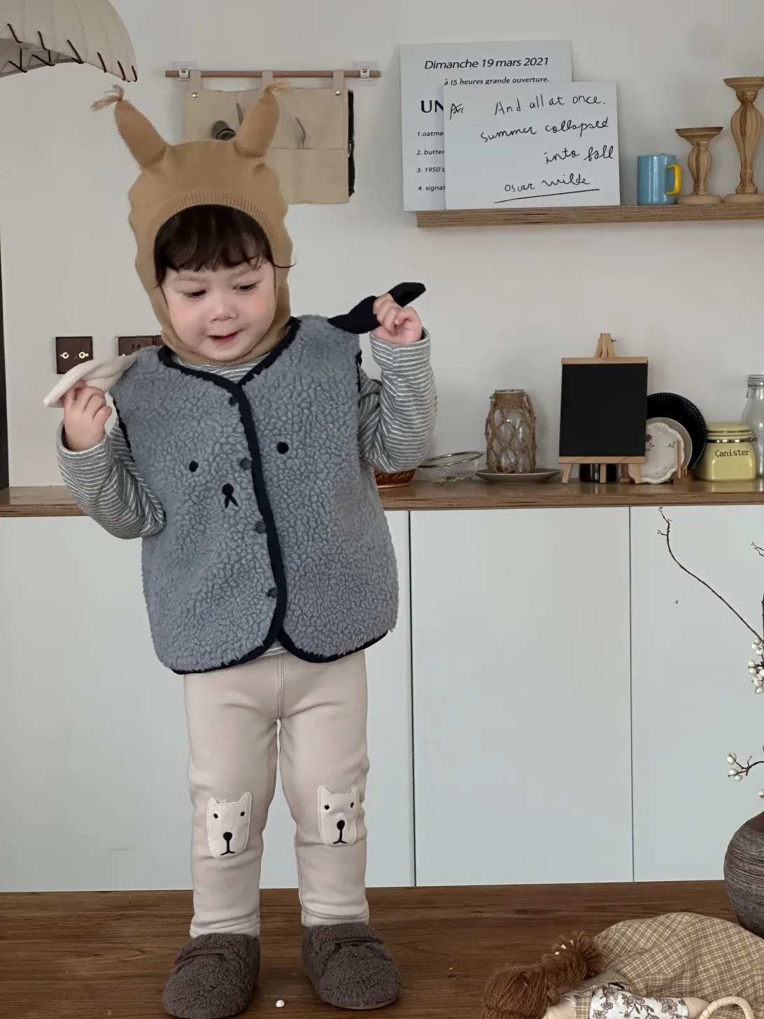 Рисунок 2 - Зима 2022, новый детский плюшевый жилет без рукавов