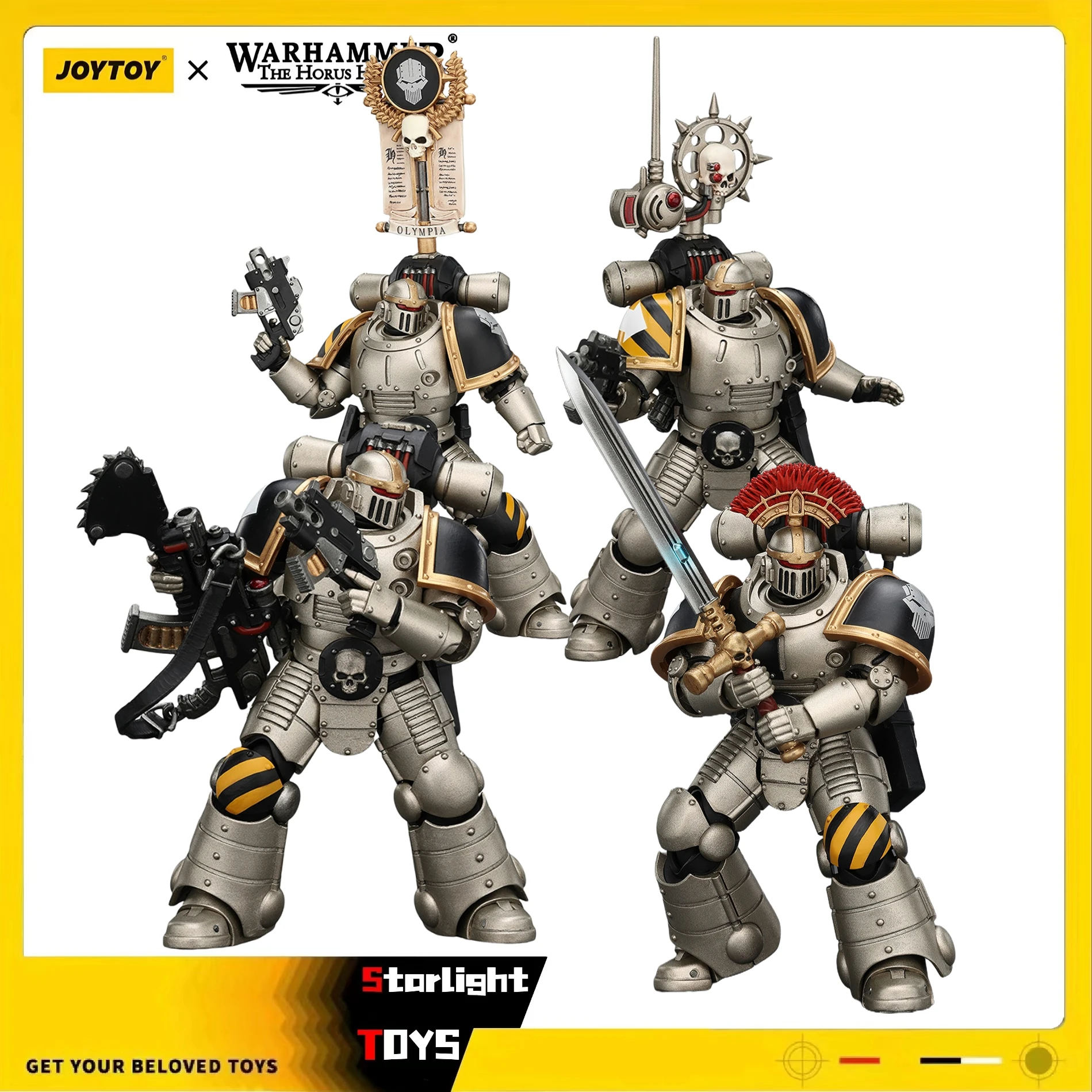 

【Pre-sale】JOYTOY 1/18 Warhammer The Horus Heresy Iron Warriors Mkll Tactical Sergeant Legionary1 2 3 Action Figure