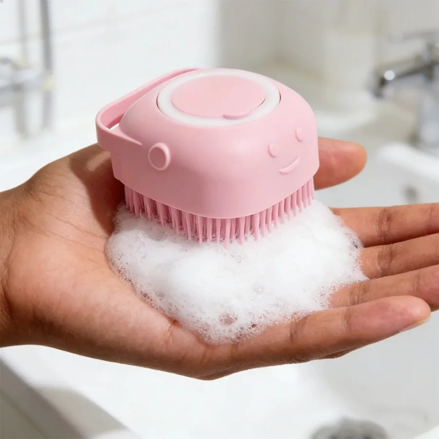 Pet Bath Gloves for Dogs & Cats, Soft Silicone Massage Brush Gloves for Grooming, Bathing & Fur Cleaning