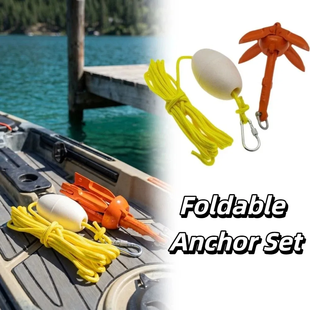 aluminum-alloy-marine-kayak-anchor-kit-folding-design-5m-rope-folding-anchor-kit-snap-hook-buoy-folding-boat-anchor-raft