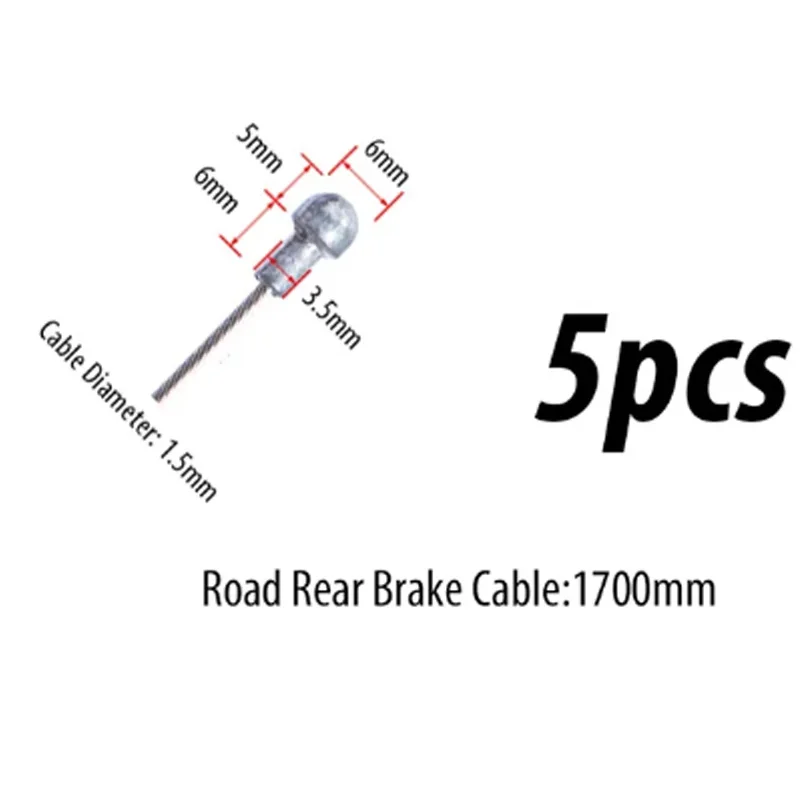 5/10PC Fiets Remmen Lijn Road Mountainbike Remkabel Universele Fiets Shift Kabel Duurzaam Road MTB rem Shift Draad