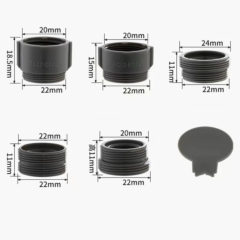 수도꼭지 어댑터 ABS 탭 커넥터 변환 조인트 수리 탭 컨버터 버블러, 욕실 주방 정수기 액세서리