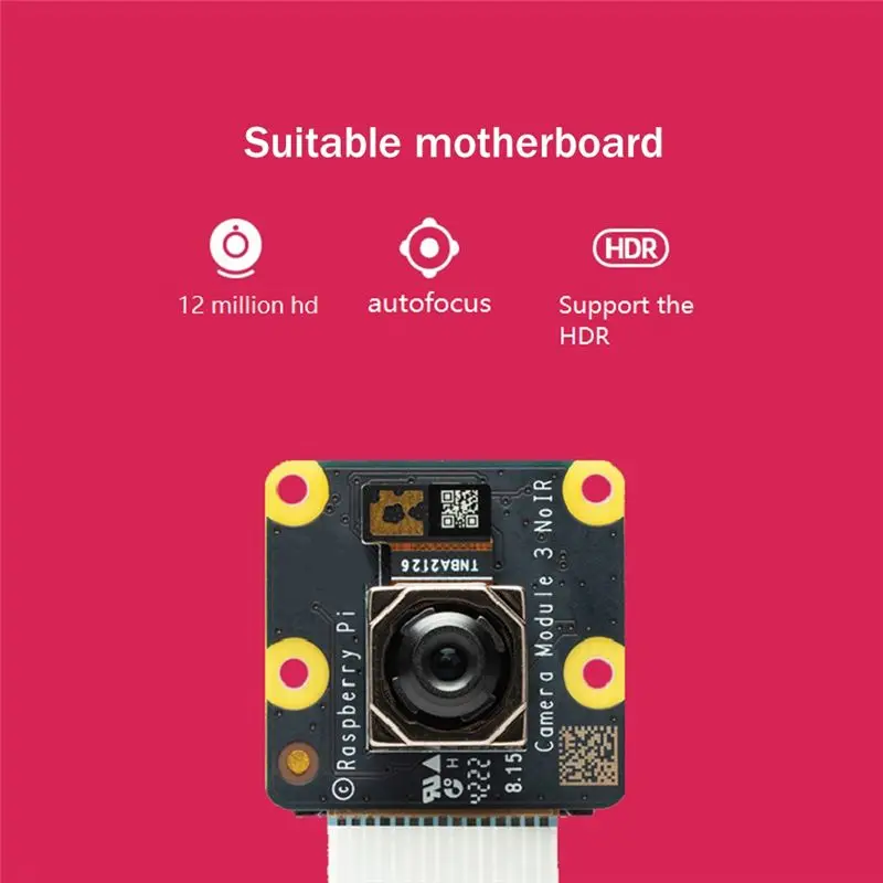 AA80 For Camera Module 3 Camera 75° Field Of View Camera 12 MP HD Camera HDR Auto Focus Camera Module