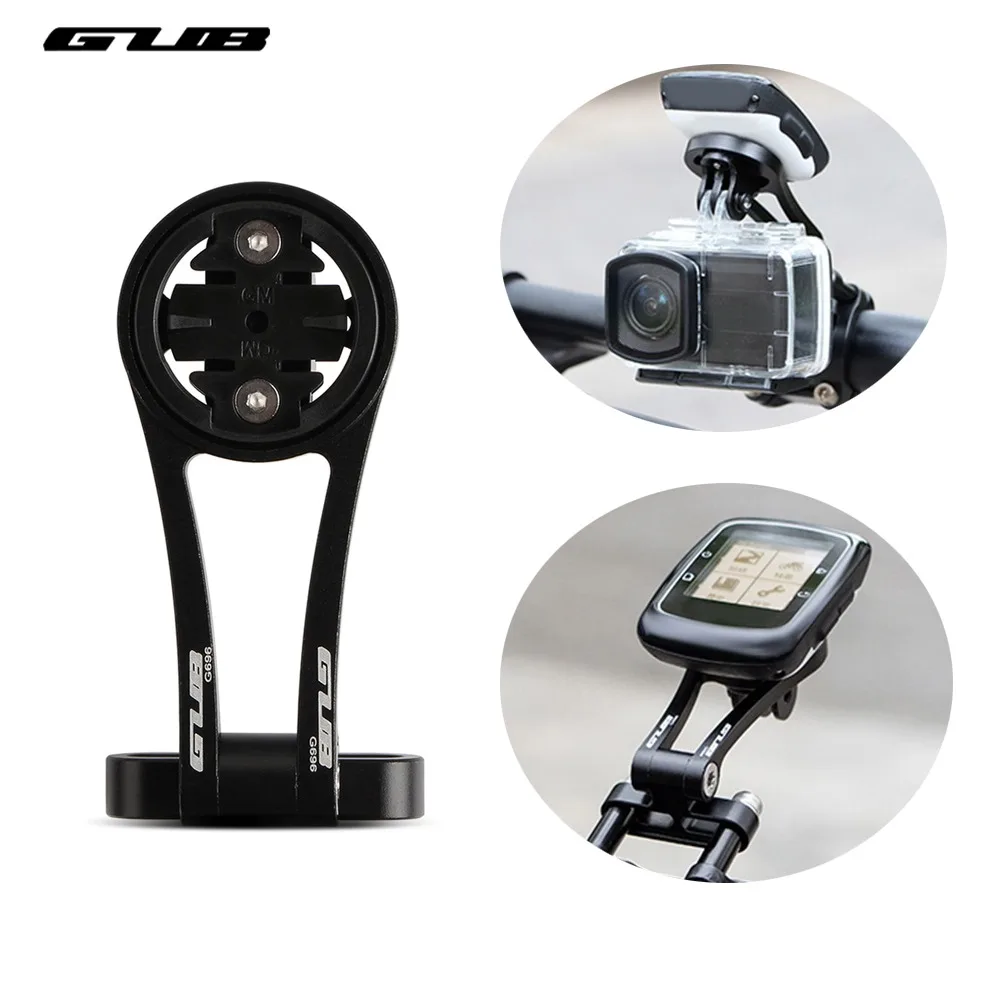 Gub 696 Bicycle Speedometer Holder MTB Bike Handlebar Stopwatch Extension Bracket for Garmin Edge CATEYE Bryton Gopro Bike Compu