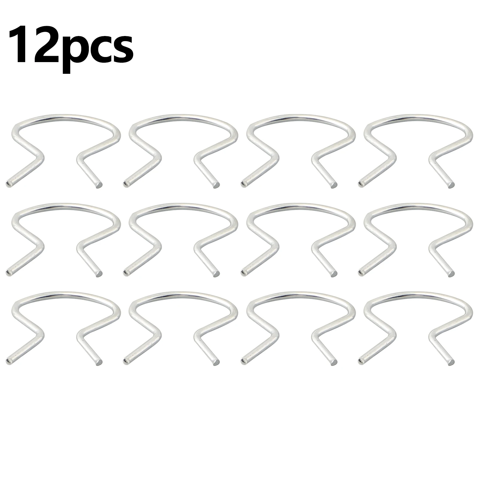 12 Pieces Crank Retainer Door Handle Wind Horseshoe Clip Set 2288 Clip-On Front Sliver For Pontiac Replacement