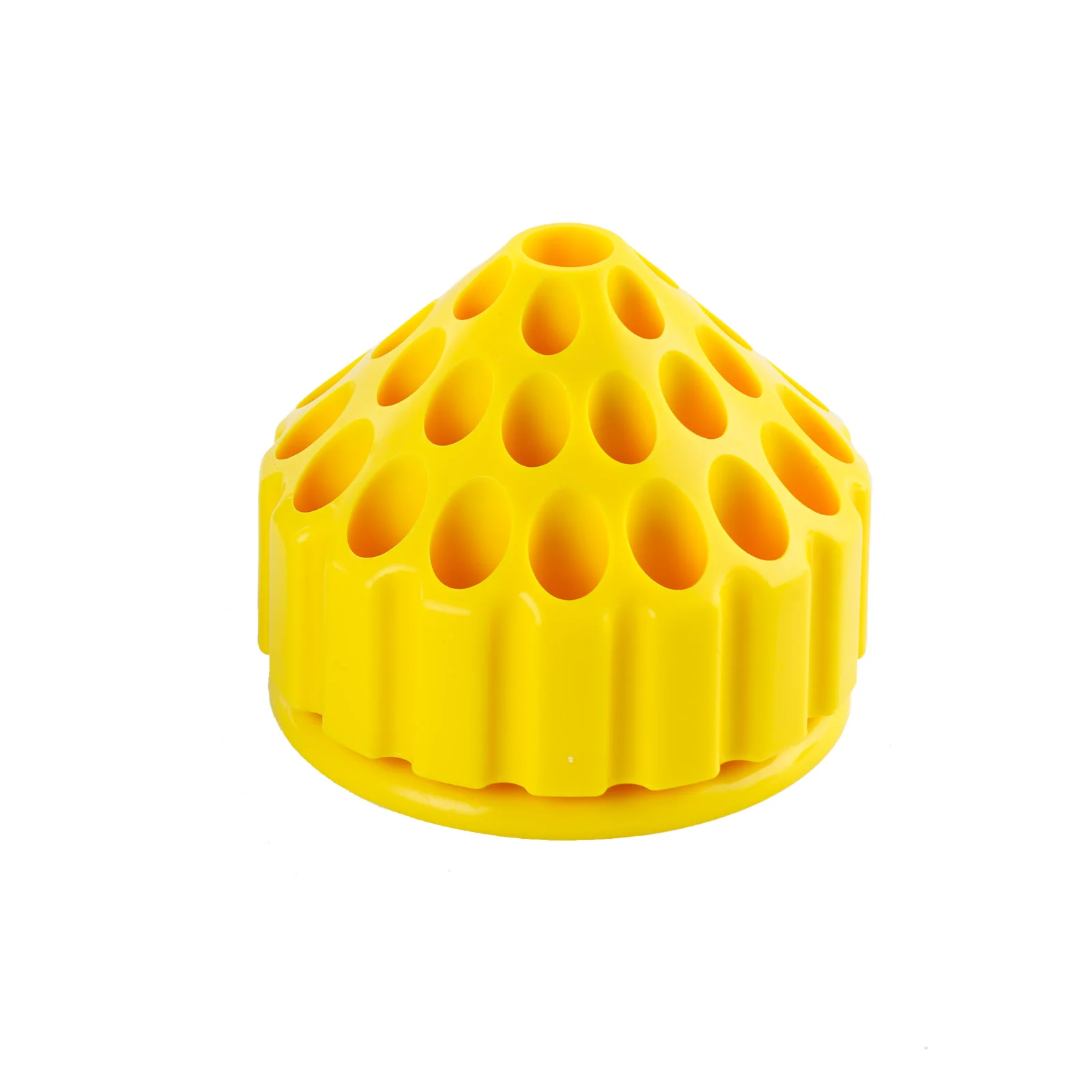 

Rotating 35-Hole Bur Holder 360° Organizer for Dental Needle Tools - Yellow