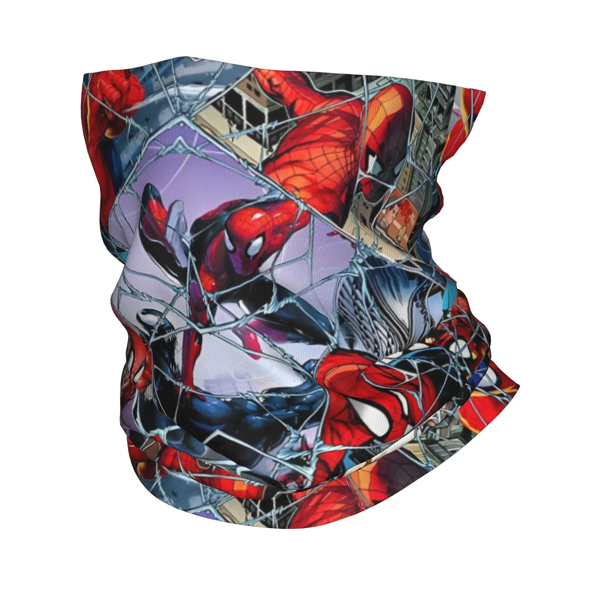 

Custom Spider Animes Bandana Neck Gaiter UV Protection Face Scarf Cover Men Women Headband Tube Balaclava