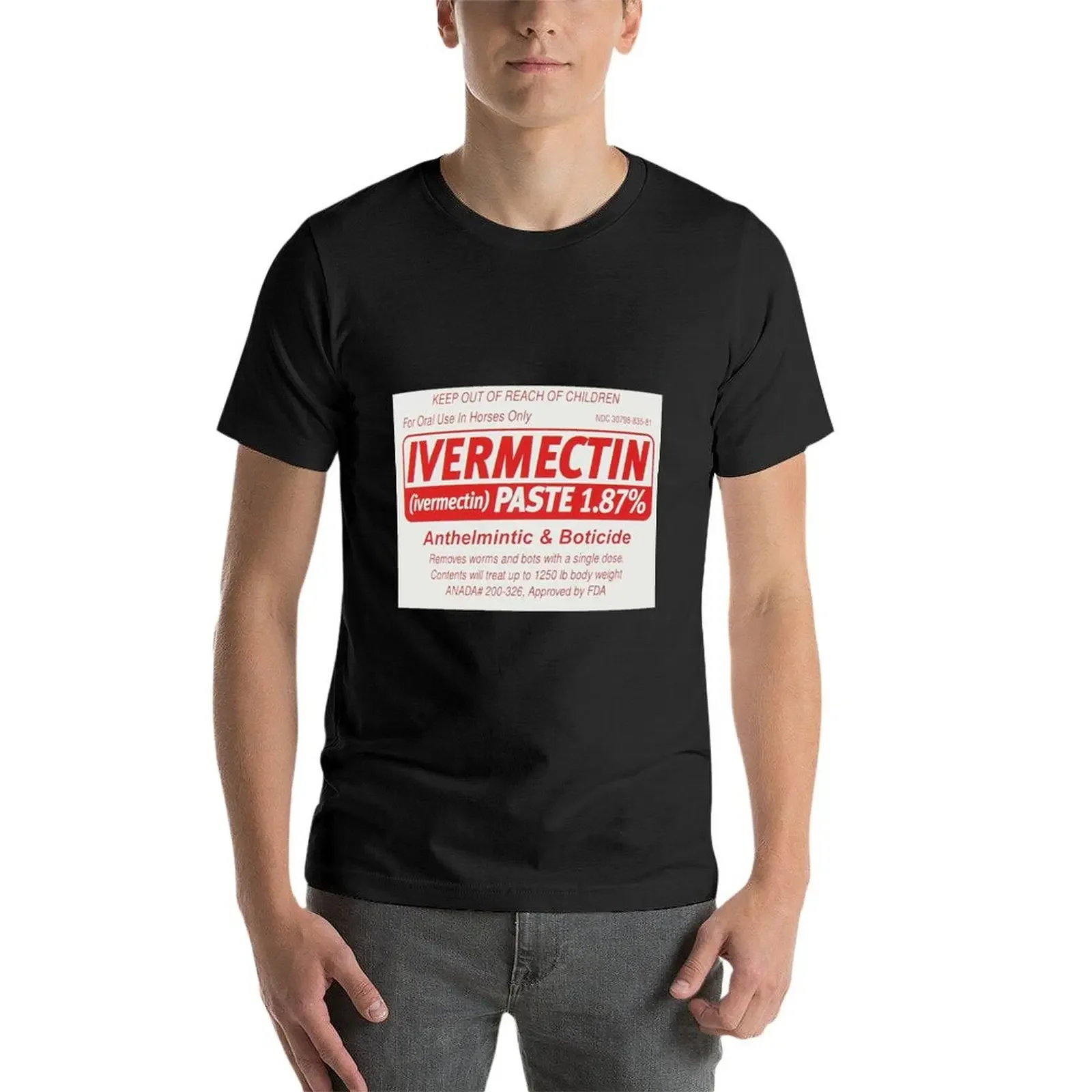 Ivermectin Anthelmintic & Boticide T-Shirt Mann T-Shirt Shirts Grafik benutzer definierte Shirt Herren lustige T-Shirts