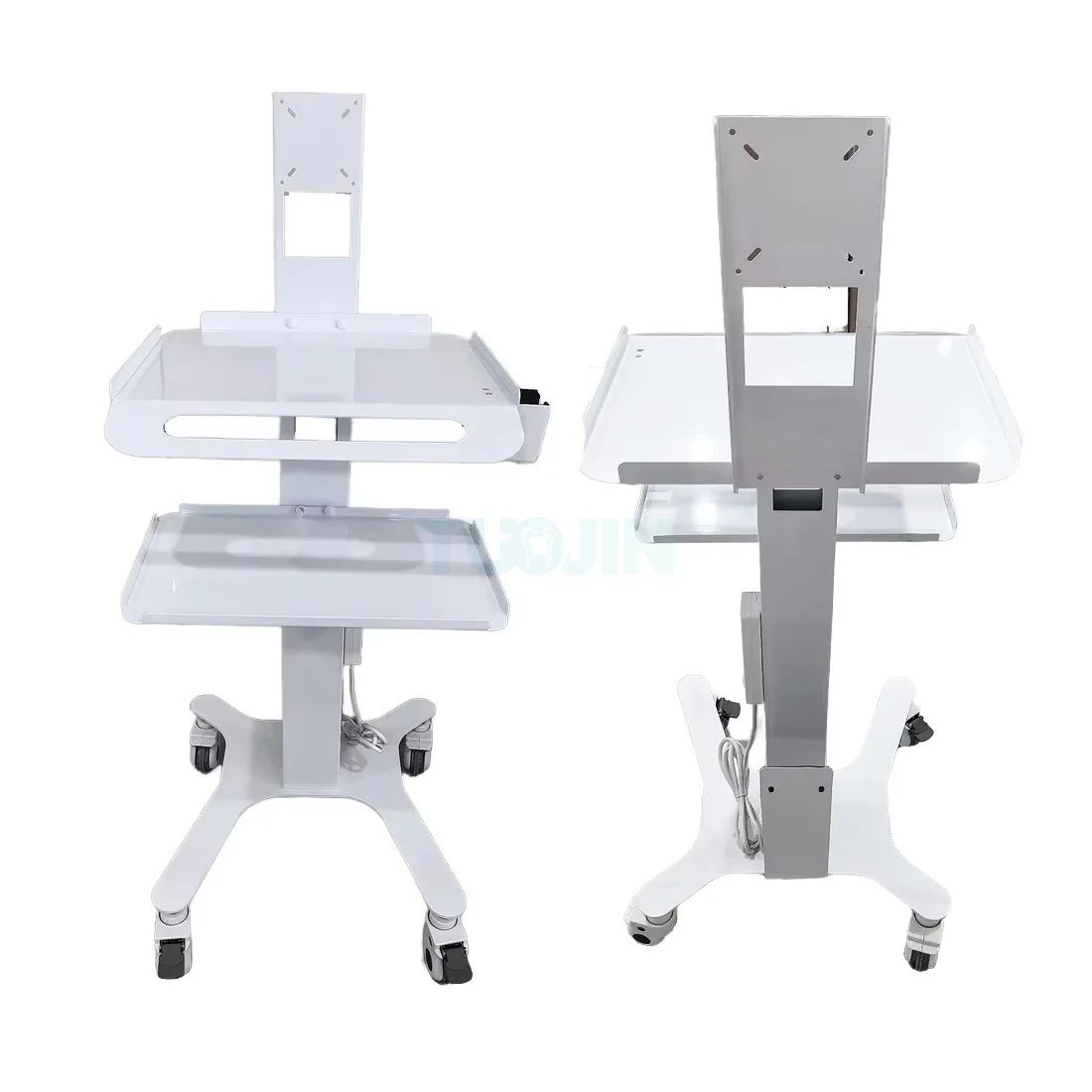 Mobile Intraoral Scanner Trolley Clinic Side Cabinet Consulting Room Computer Desk Intraoral Scanner Cart Dental Office Helper
