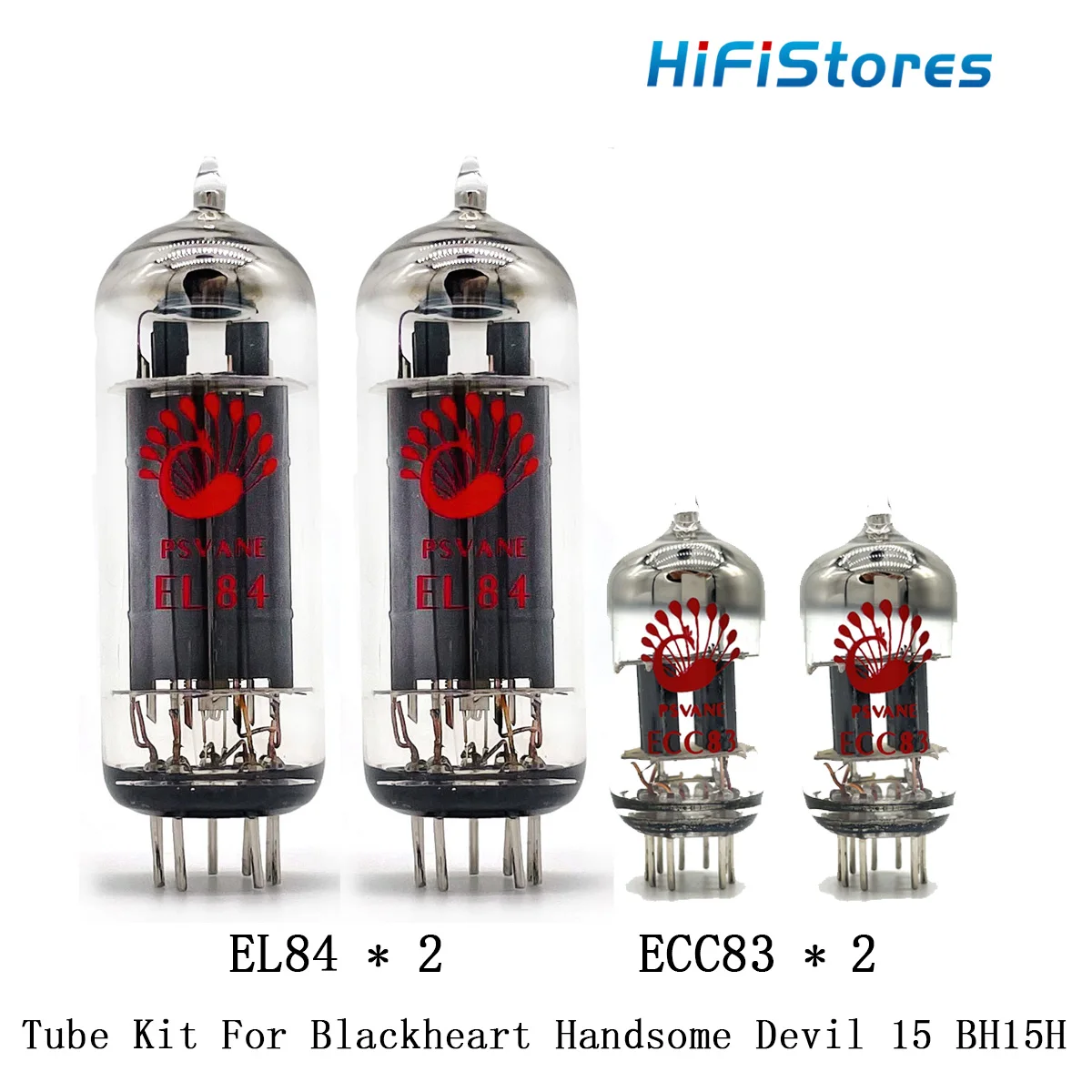 

Replacement Valve Guitar Tube Kit For Blackheart Handsome Devil 15 BH15H Amplifier ECC83 EL84 2PCS Vacuum Electronic Tube AMP