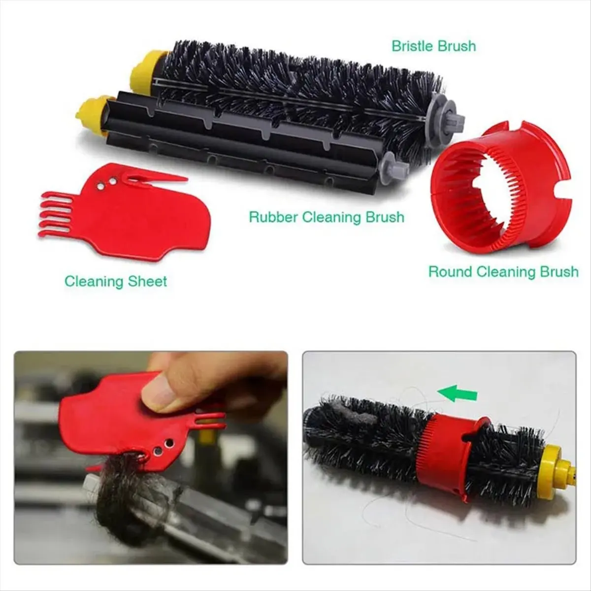 

A36R For 500 Series 510 520 530 535 540 555 560 561 562 Vacuum Replacement Parts Main Brush Side Brush Filter