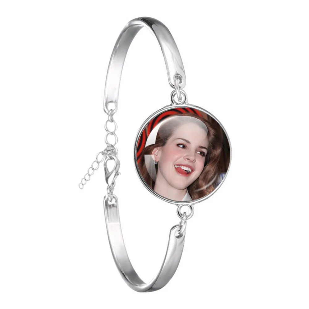 Lana Del Rey Jewelry Bracelet for Men Women Singer Glass Handmade Alloy Bracelet Fans Jewelry Gifts Born To Die