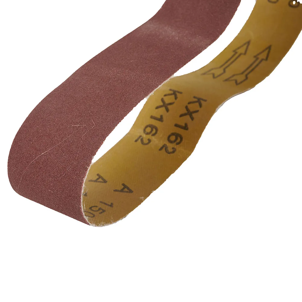 Sander Sanding belts Supplies Woodworking Workshop 60/120/150/240 Grit Aluminum Oxide Copper Plastic Reddish Brown