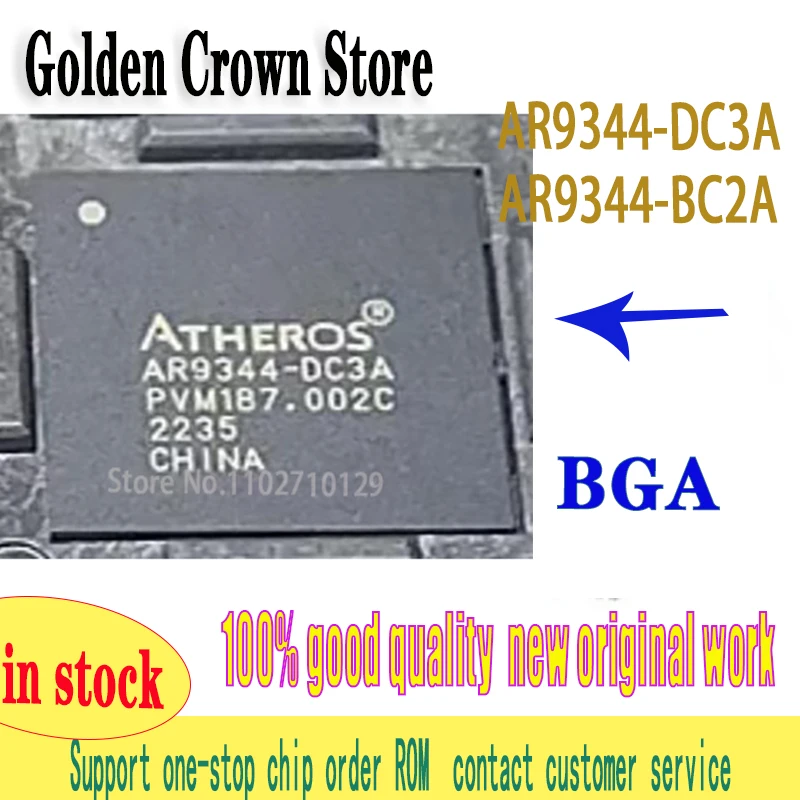 5PCS/LOT AR9344-DC3A AR9344-BC2A AR9344 BGA409 New original In Stock