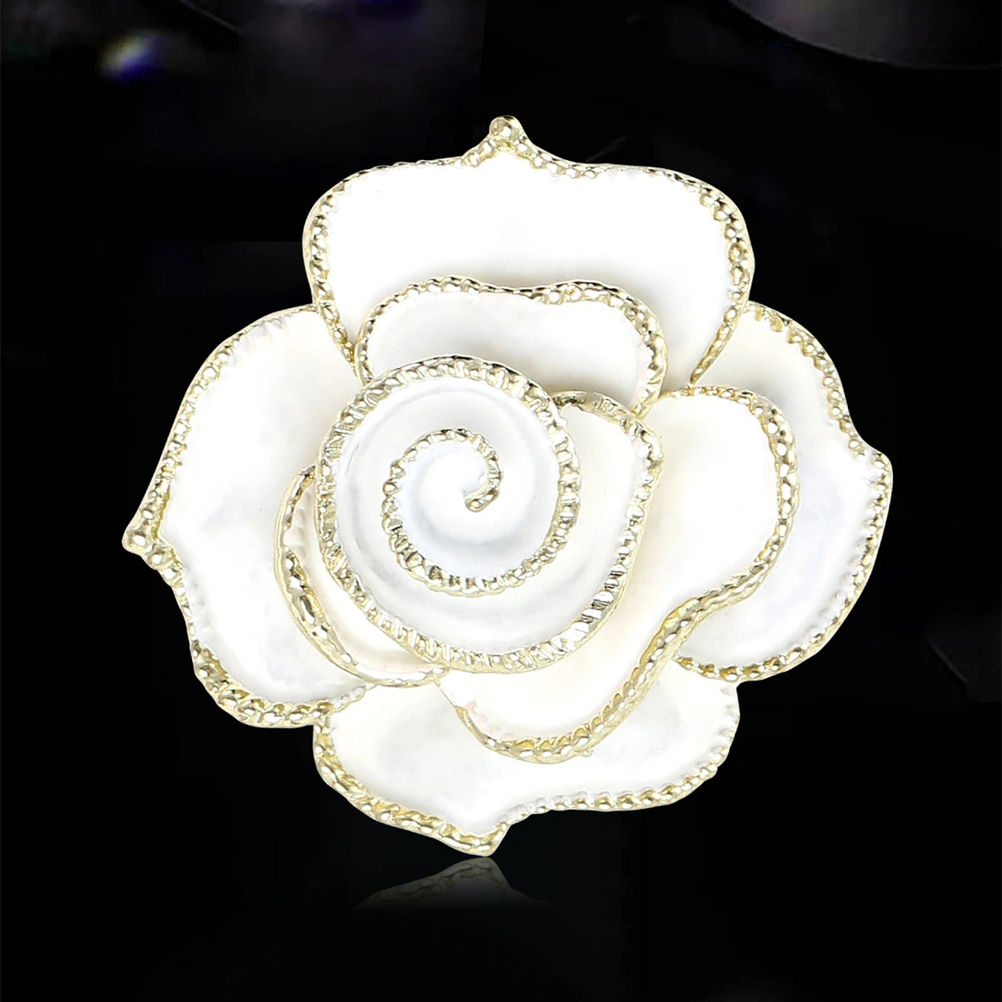 

Elegant Enamel Camellia Brooches for Women Unisex Pearl Plant Pins Event Party Backpack Luxury Gift Decoration Clothes Accessory