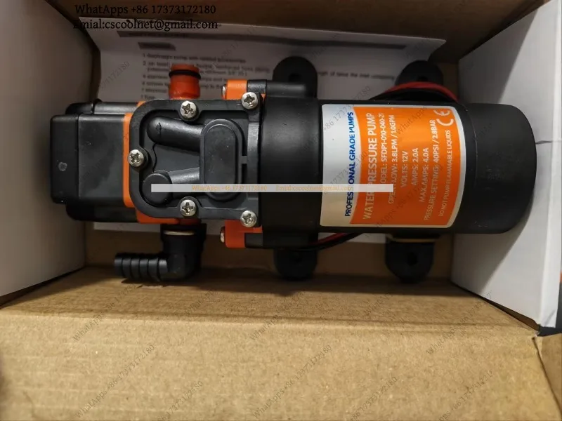 12V 24V SFDP1-010-040-21 SFDP2-010-040-21 40 PSI Diaphragm Pump for Marine Shower Toilet General Purpose